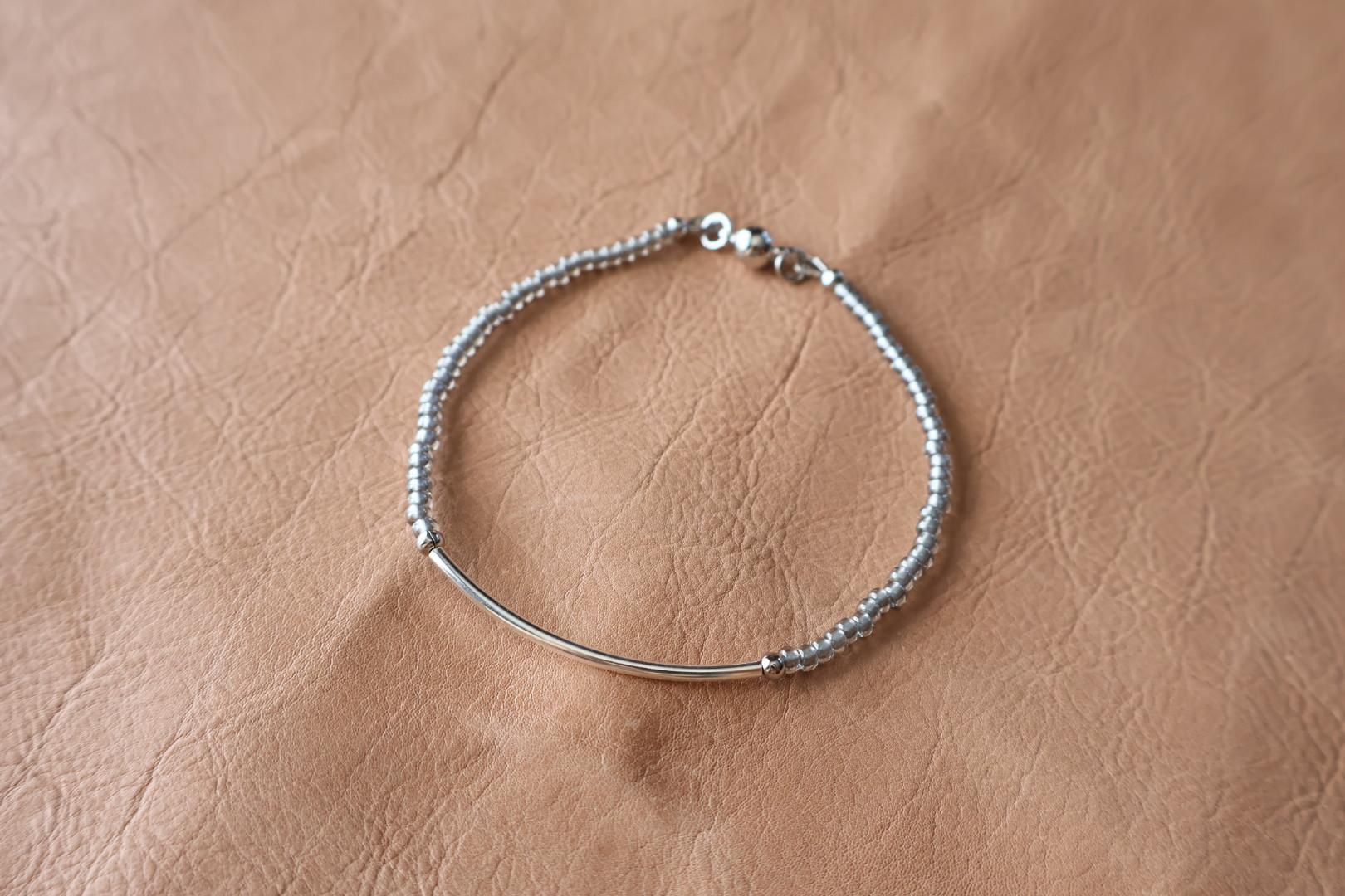 ビーズブレスレット　　　No.57　　beads bridge